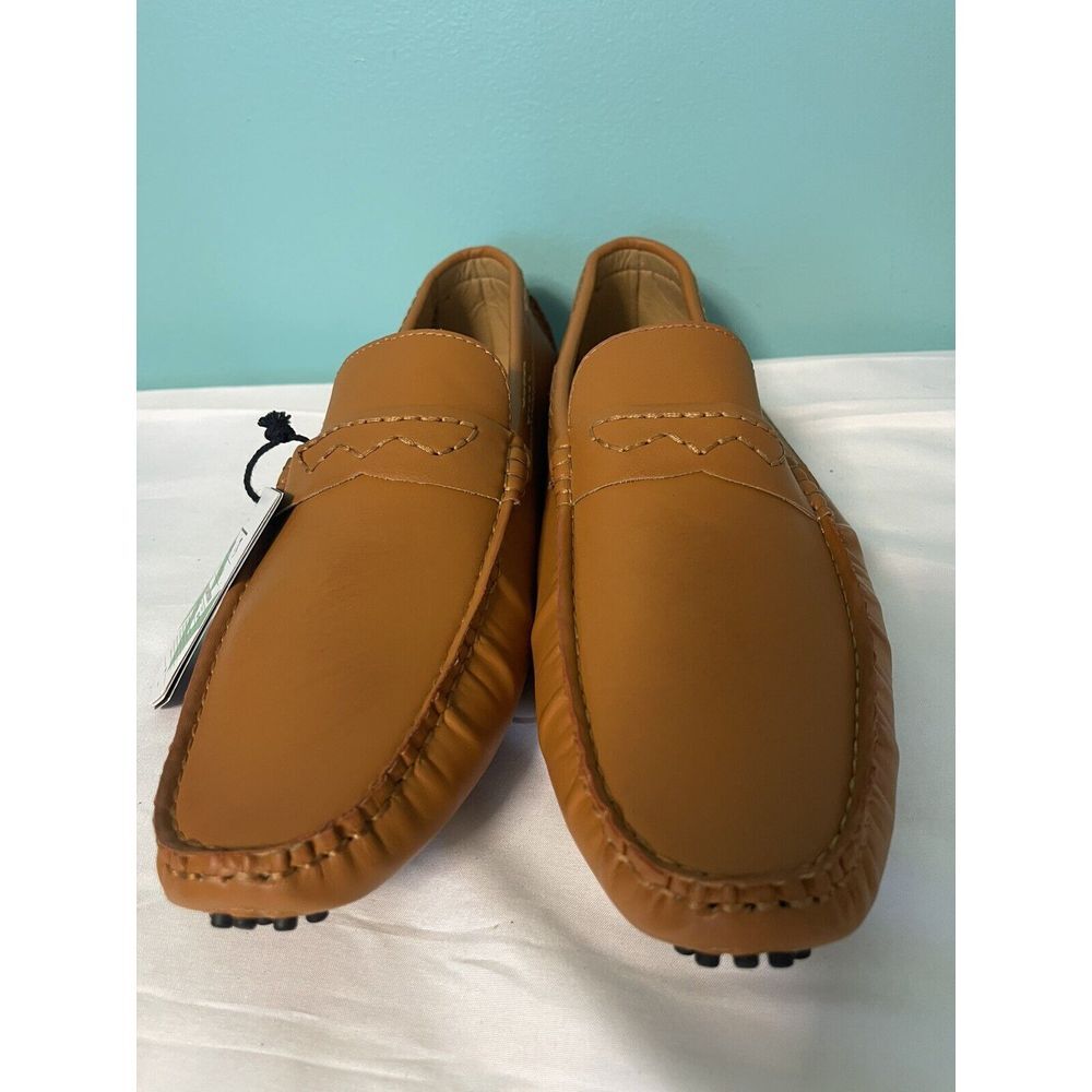 MIO MARINO Mens Brown Comfort Suave Penny Loafer Slip On‎ Shoes 12 S-333